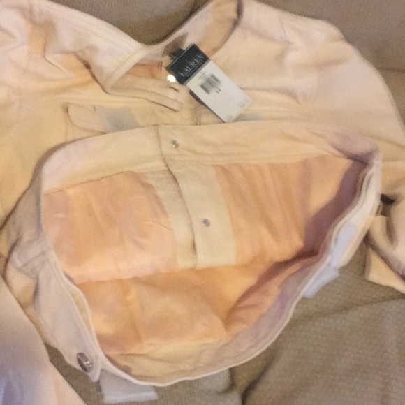 🌸NWT Ralph Lauren 100% Lamb Leather Jacket - Picture 16 of 16